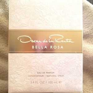 New, sealed in package 3.4oz Bella Rosa Fragrance by Oscar De La Renta